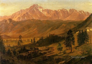 Albert Bierstadt Painting - Pikes Peak Albert Bierstadt